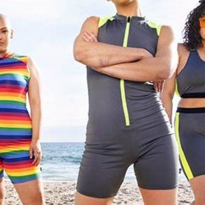 Tomboyx Sleeveless 6" Unisuit Swimsuit 3X